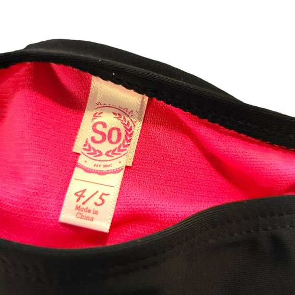 BEACH VIBES Swim Bikini and Rashguard Top Pink Tie Dye Girls 4/5 JJ1963 - Picture 8 of 12